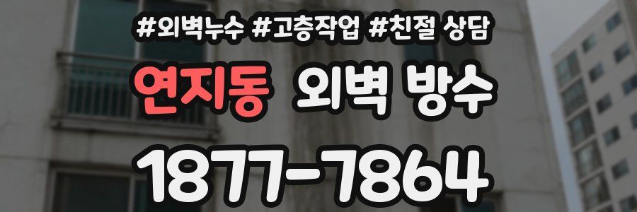 연지동 외벽 방수