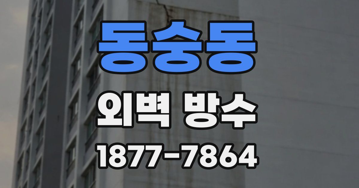 동숭동 외벽 방수
