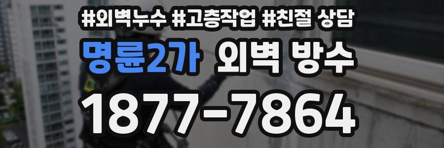 명륜2가 외벽 방수