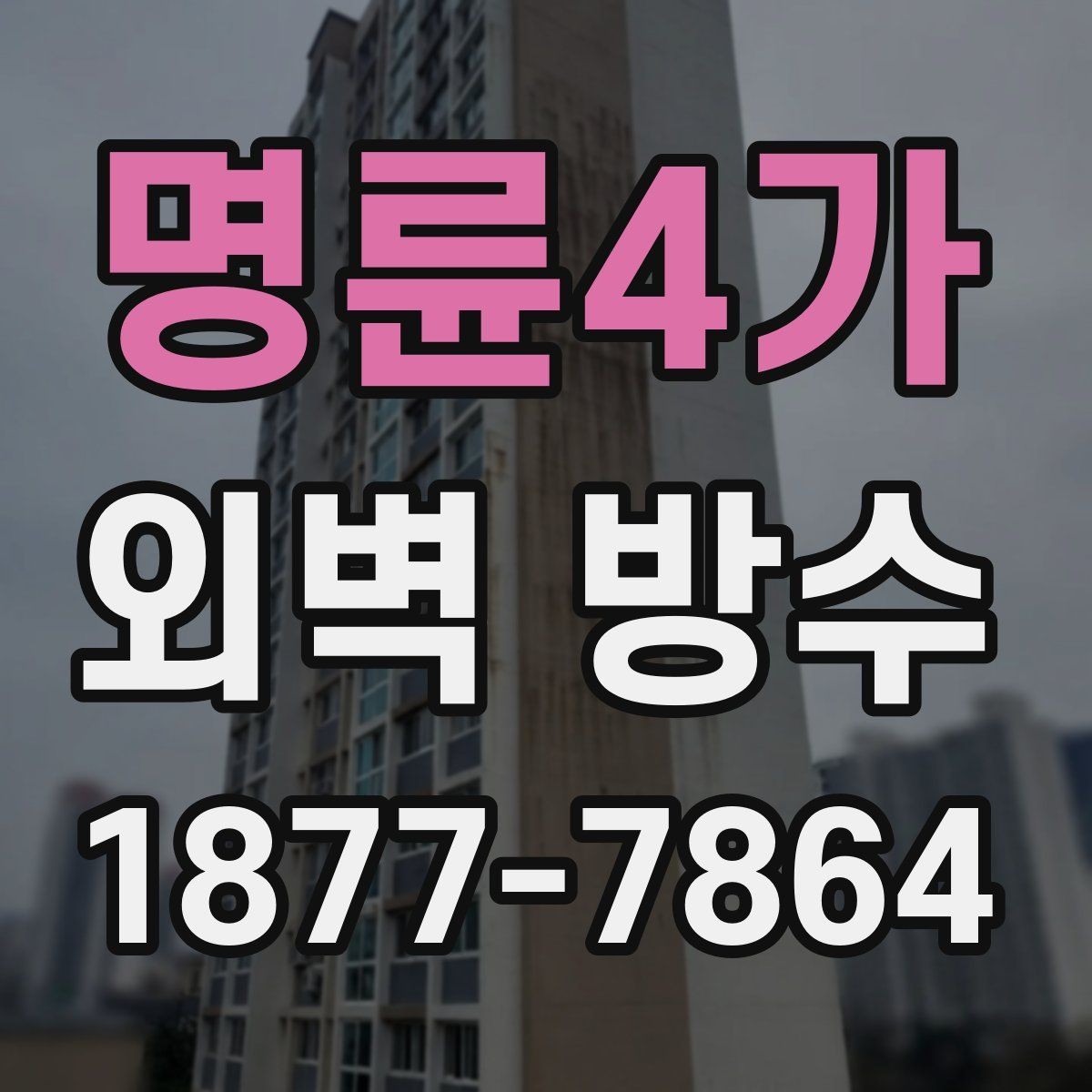 명륜4가 외벽 방수 상태를 사진으로 기록하는 기준