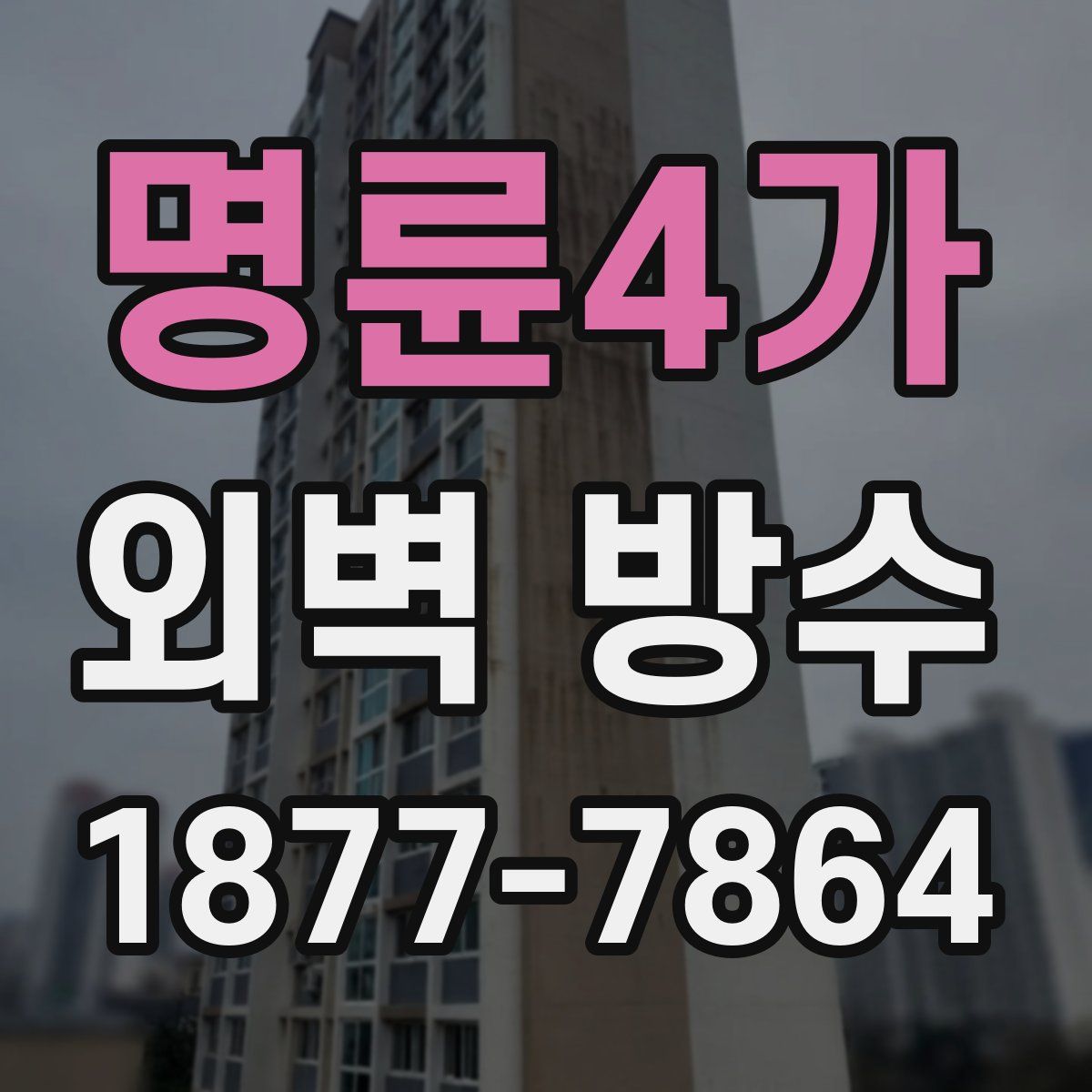 명륜4가 외벽 방수