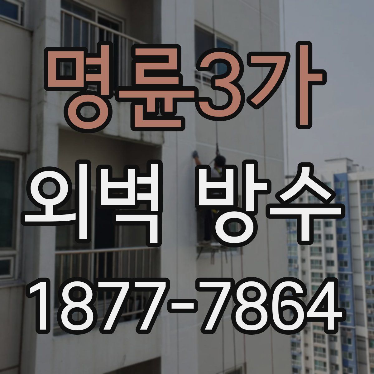 명륜3가 외벽 방수