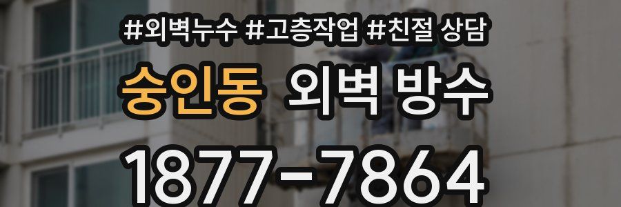 숭인동 외벽 방수