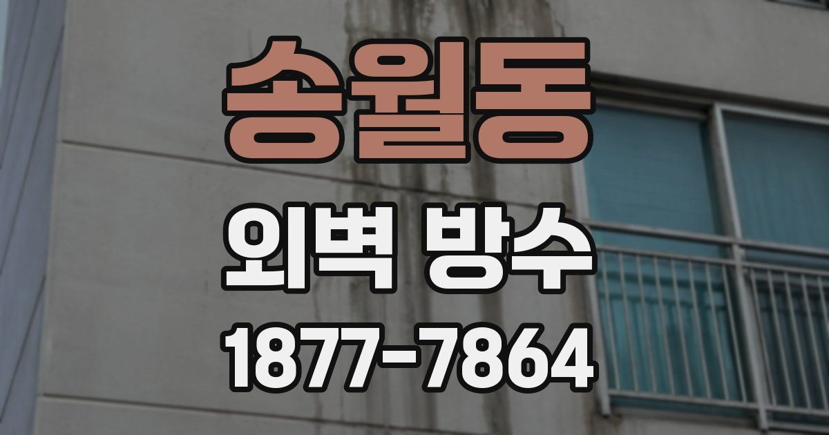 송월동 외벽 방수