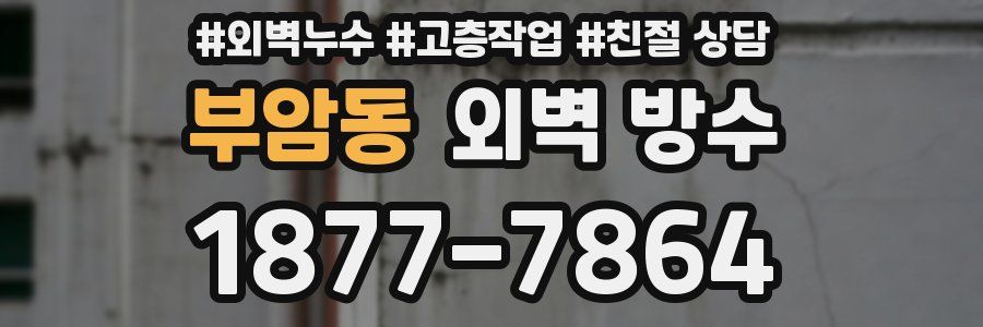 부암동 외벽 방수