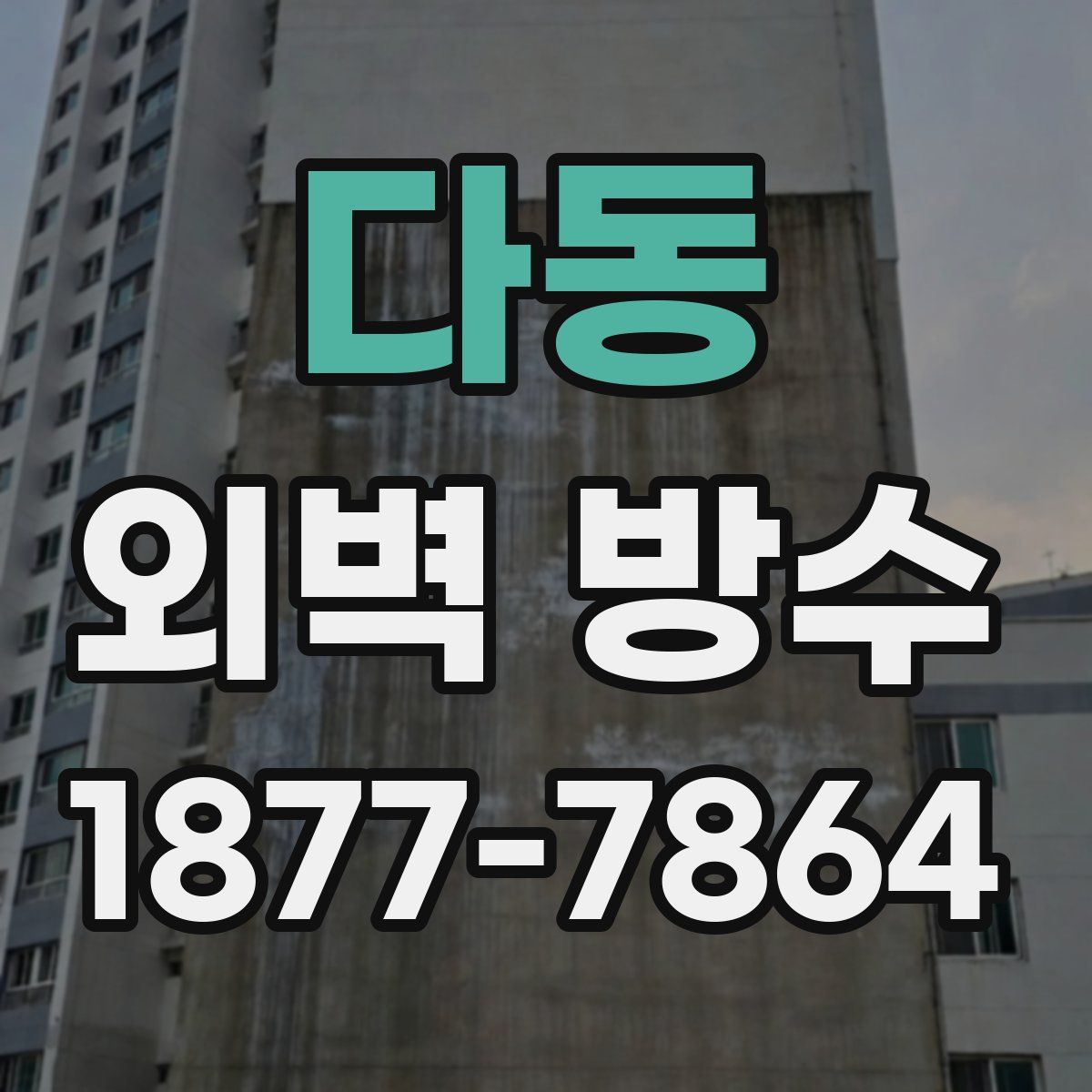 다동 외벽 방수