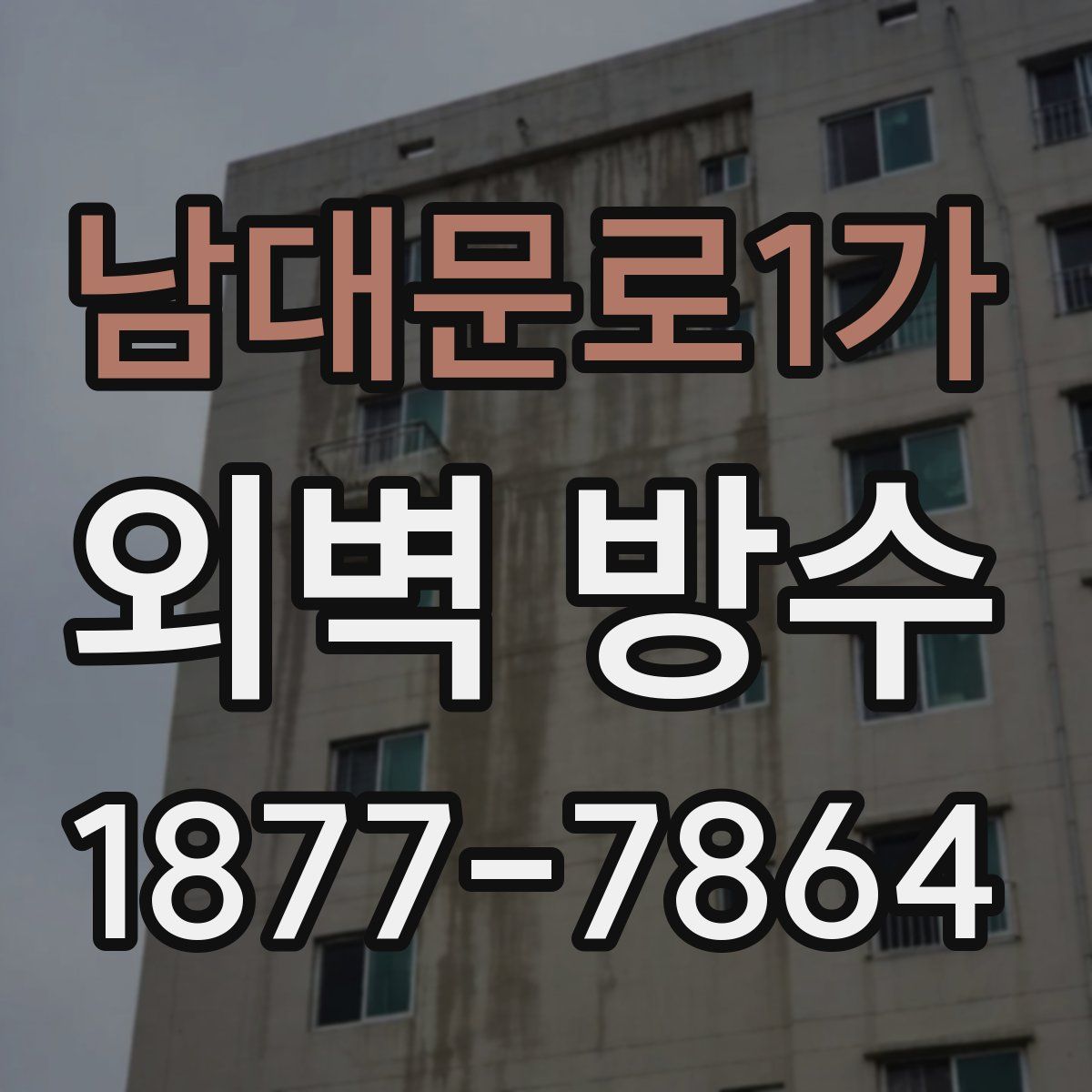 남대문로1가 외벽 방수