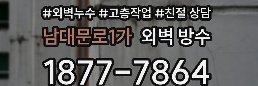 남대문로1가 외벽 방수