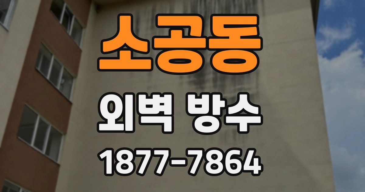 소공동 외벽 방수