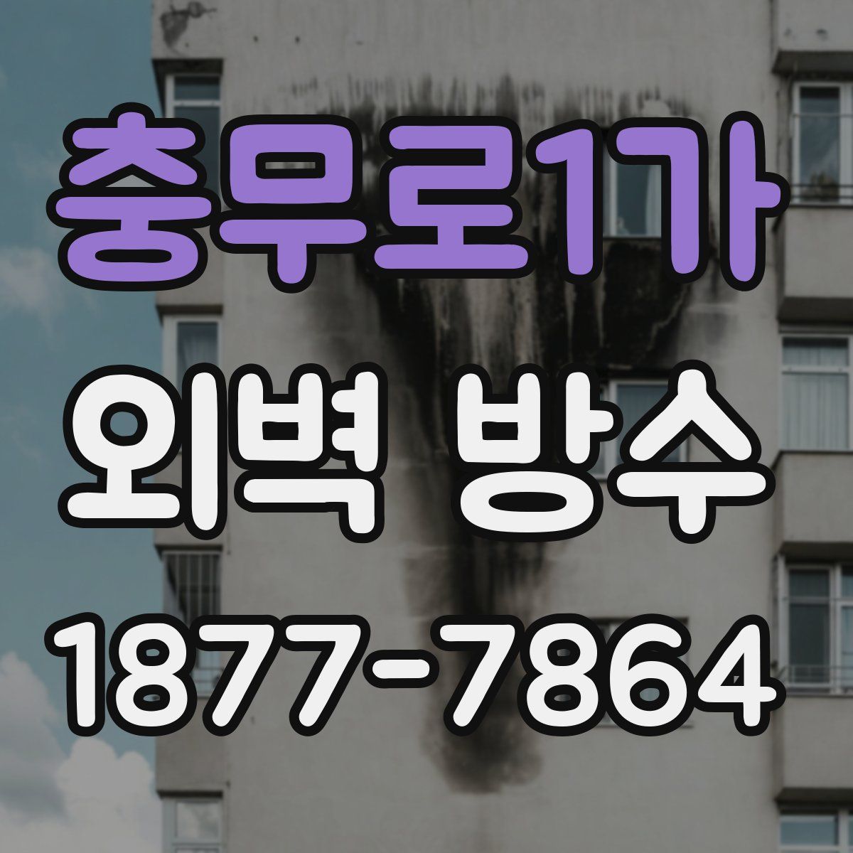 충무로1가 외벽 방수