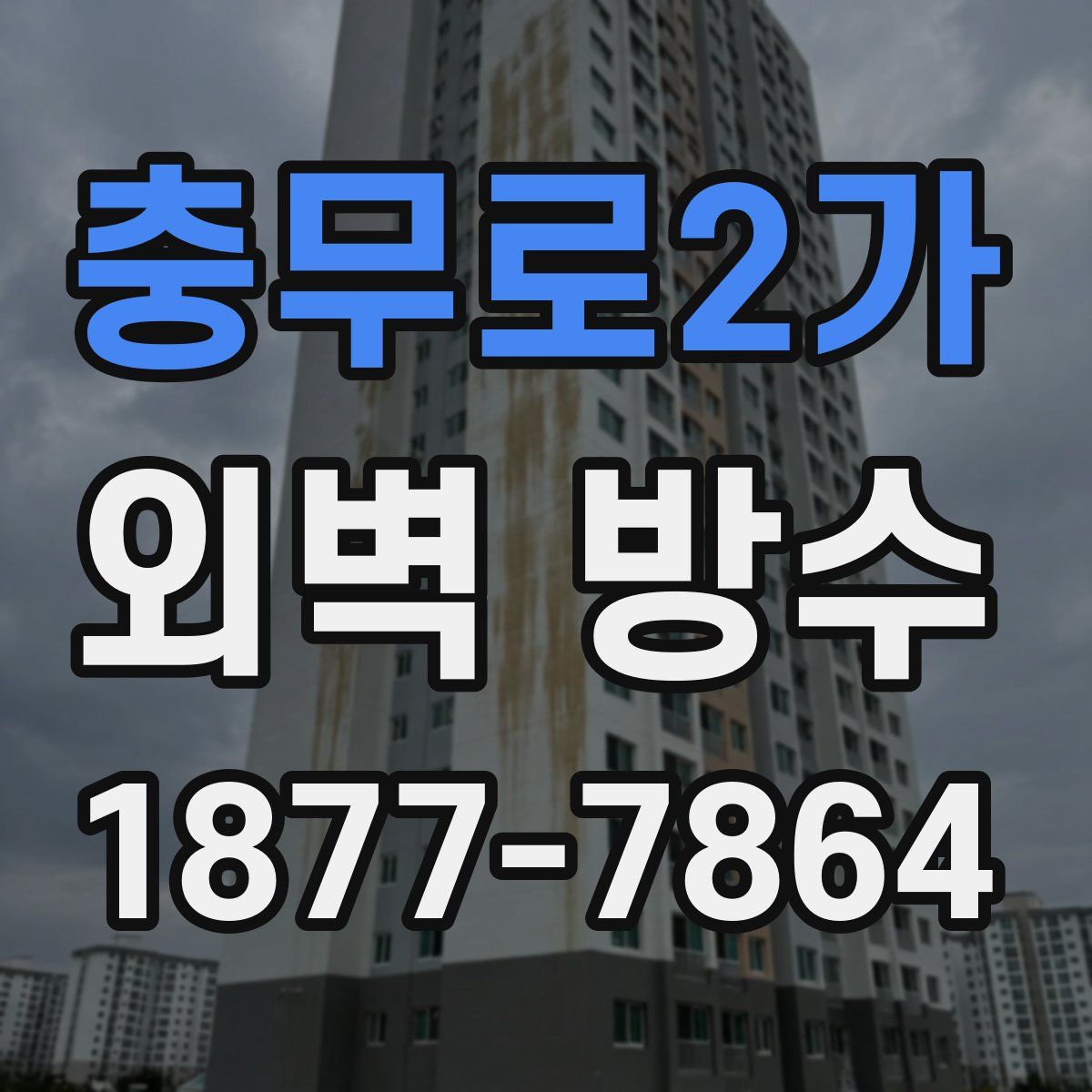충무로2가 외벽 방수