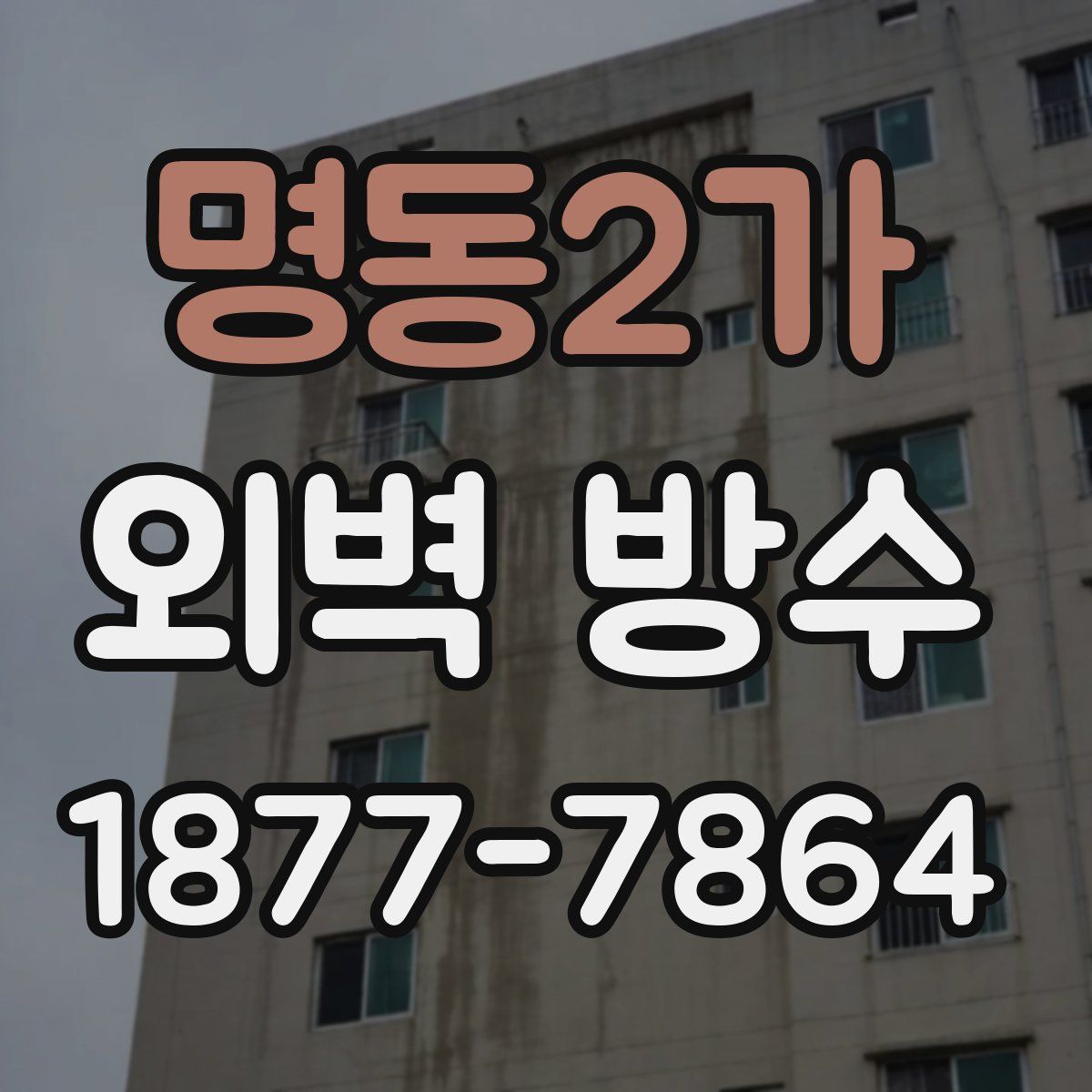 명동2가 외벽 방수