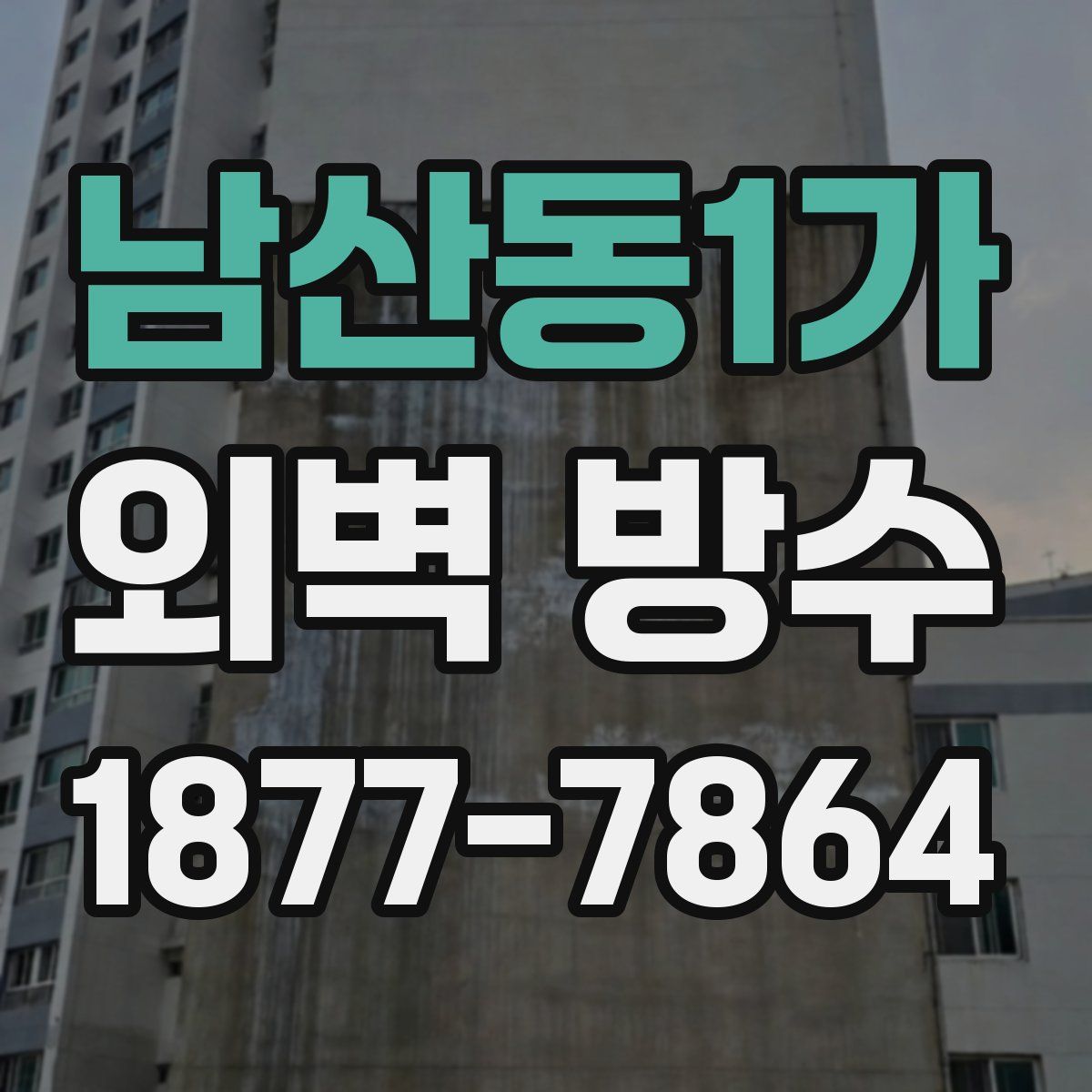 남산동1가 외벽 방수