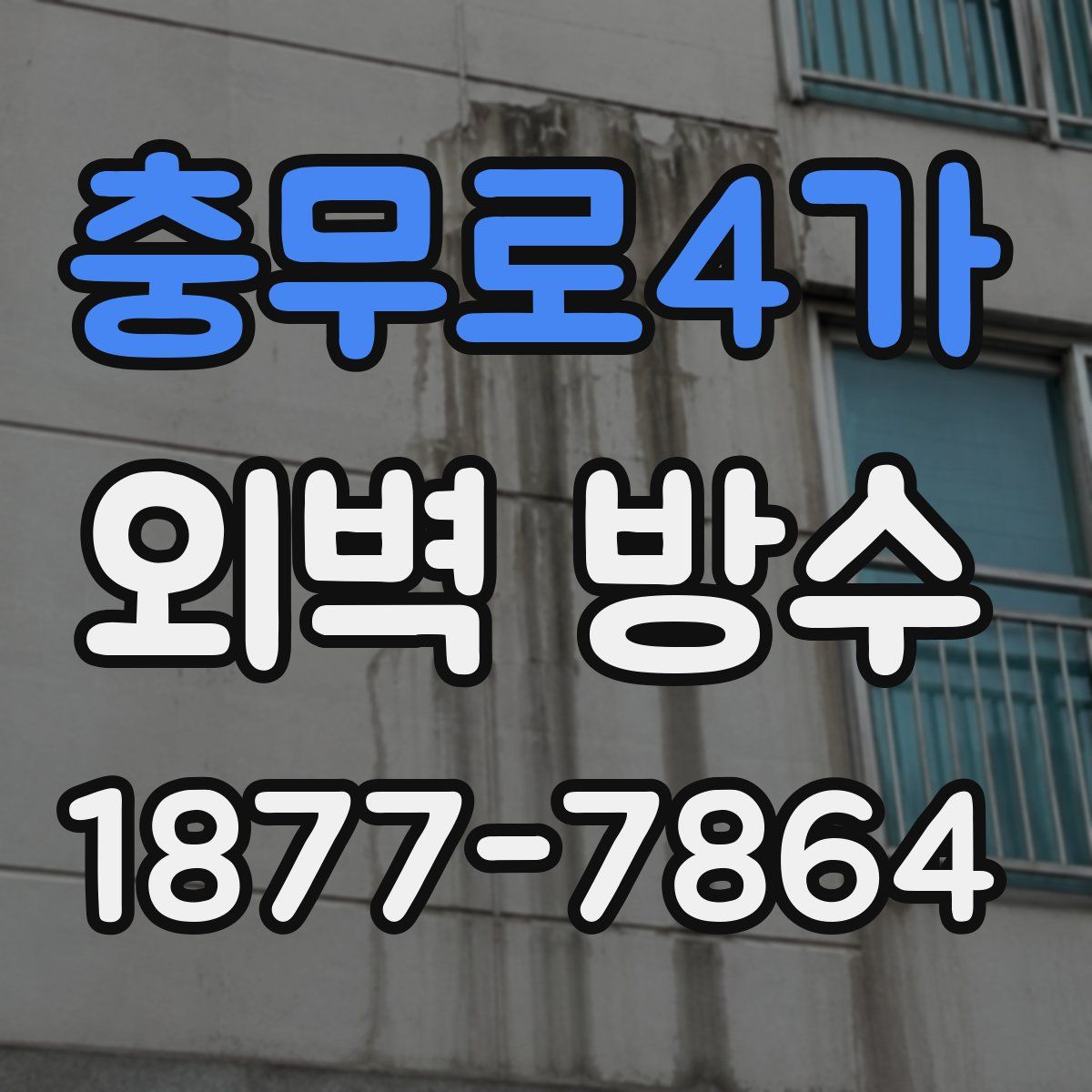 충무로4가 외벽 방수