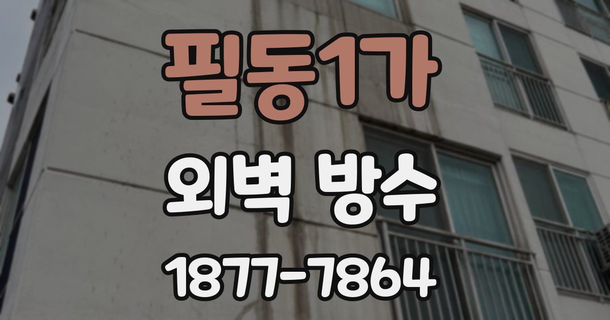 필동1가 외벽 방수