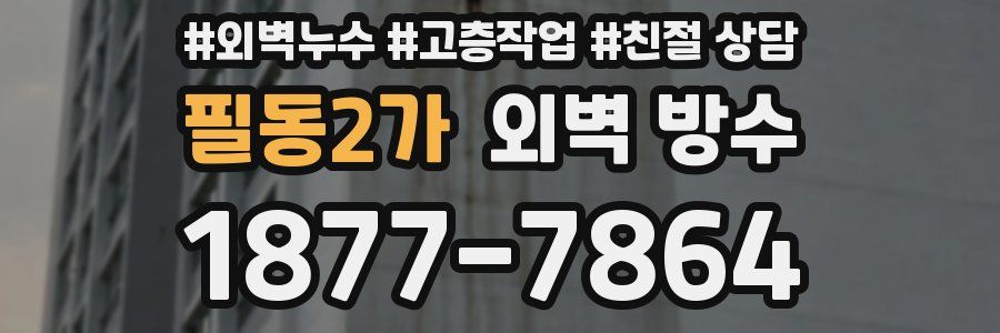 필동2가 외벽 방수
