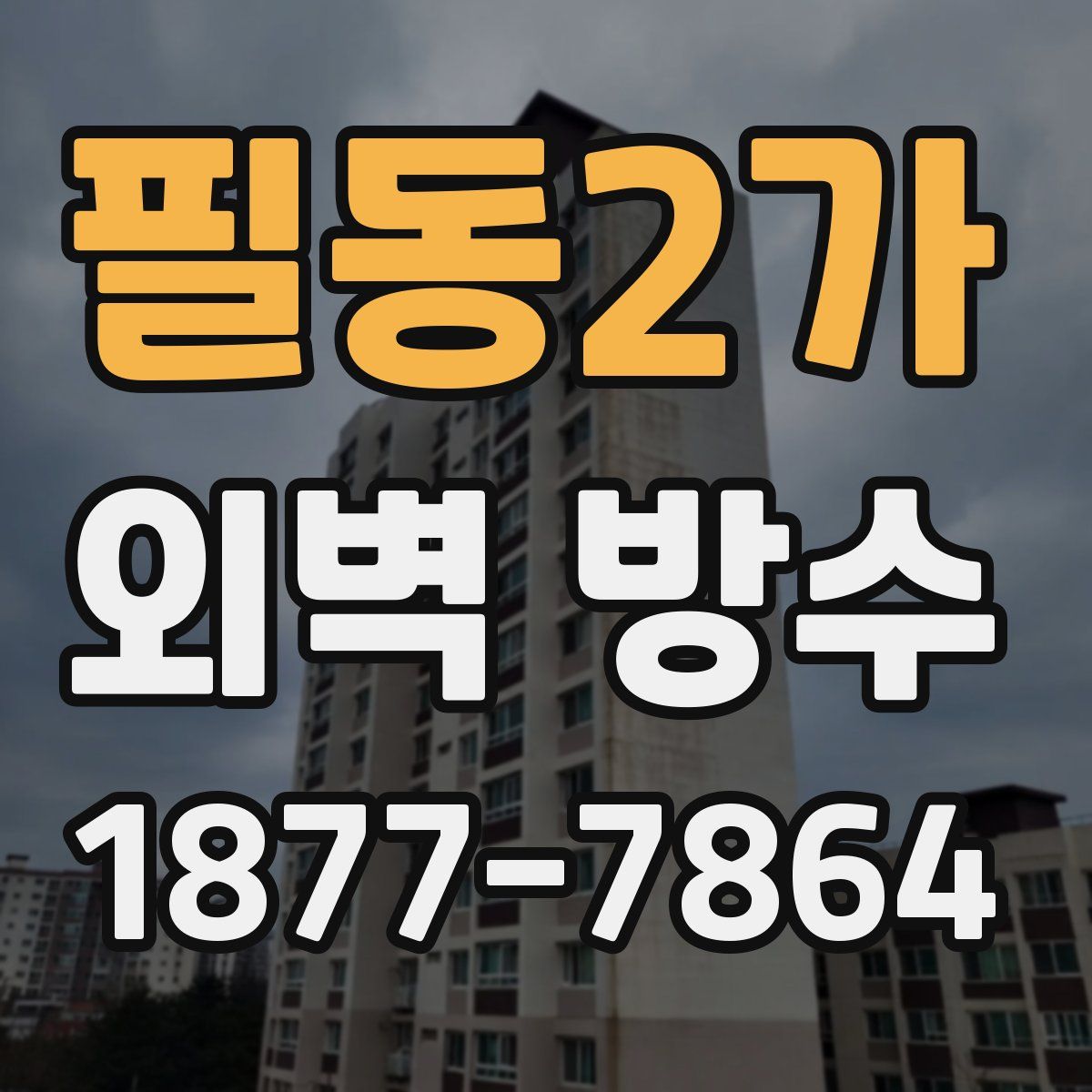 필동2가 외벽 방수
