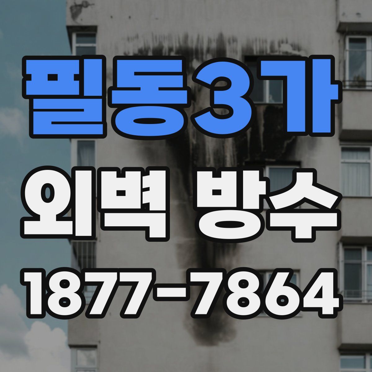 필동3가 외벽 방수