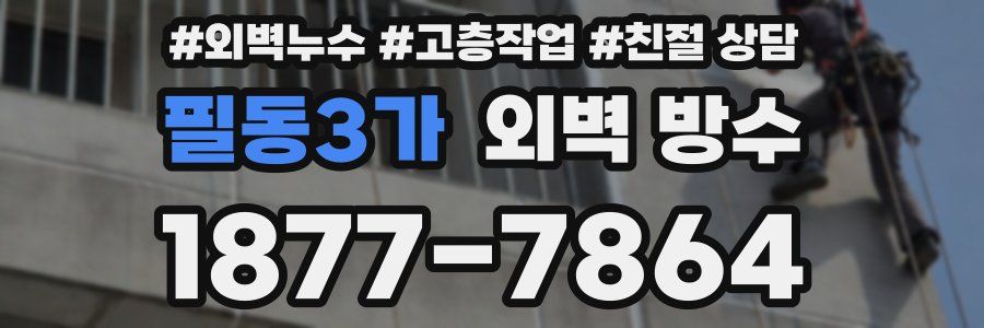 필동3가 외벽 방수