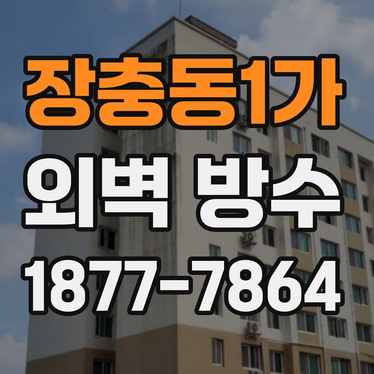 장충동1가 외벽 방수