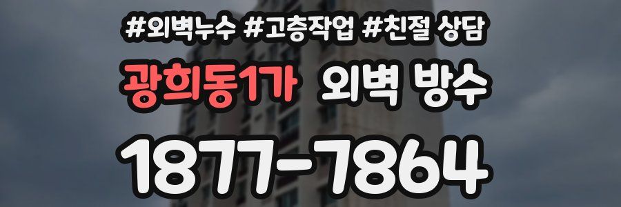 광희동1가 외벽 방수