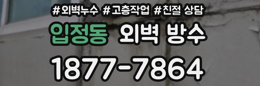 입정동 외벽 방수