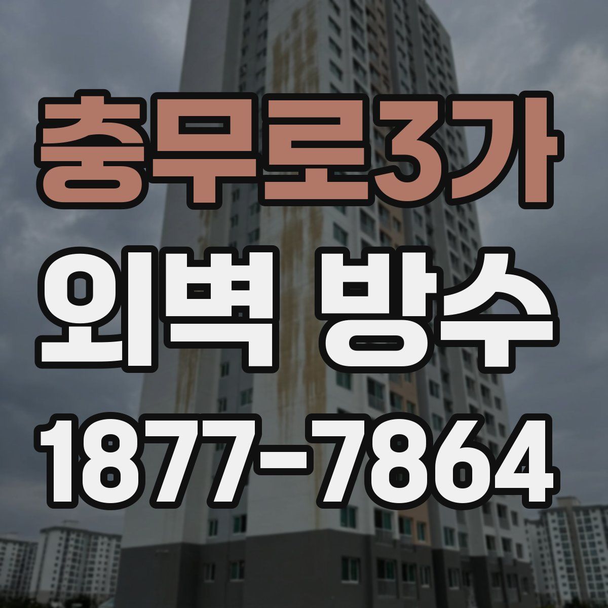 충무로3가 외벽 방수