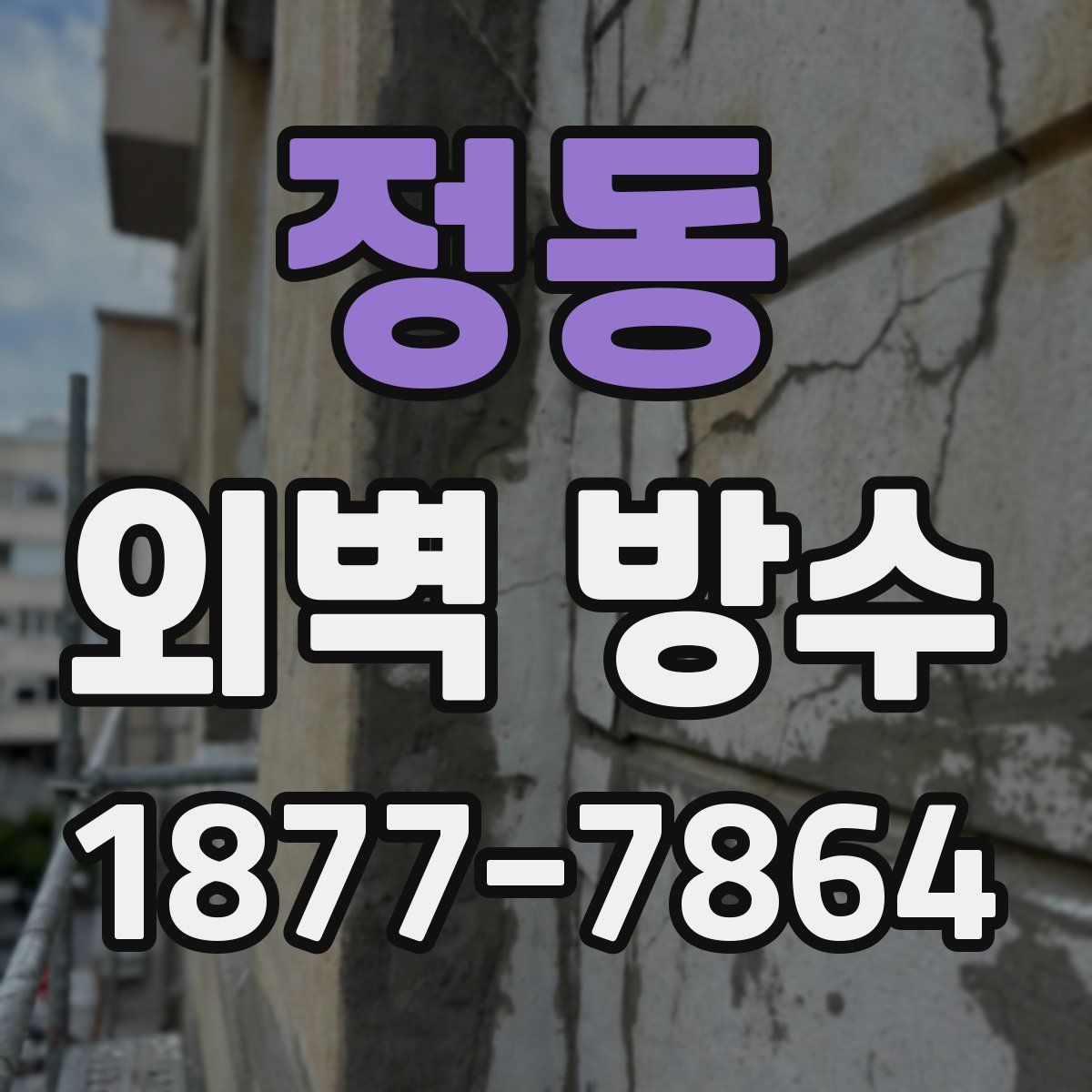 정동 외벽 방수