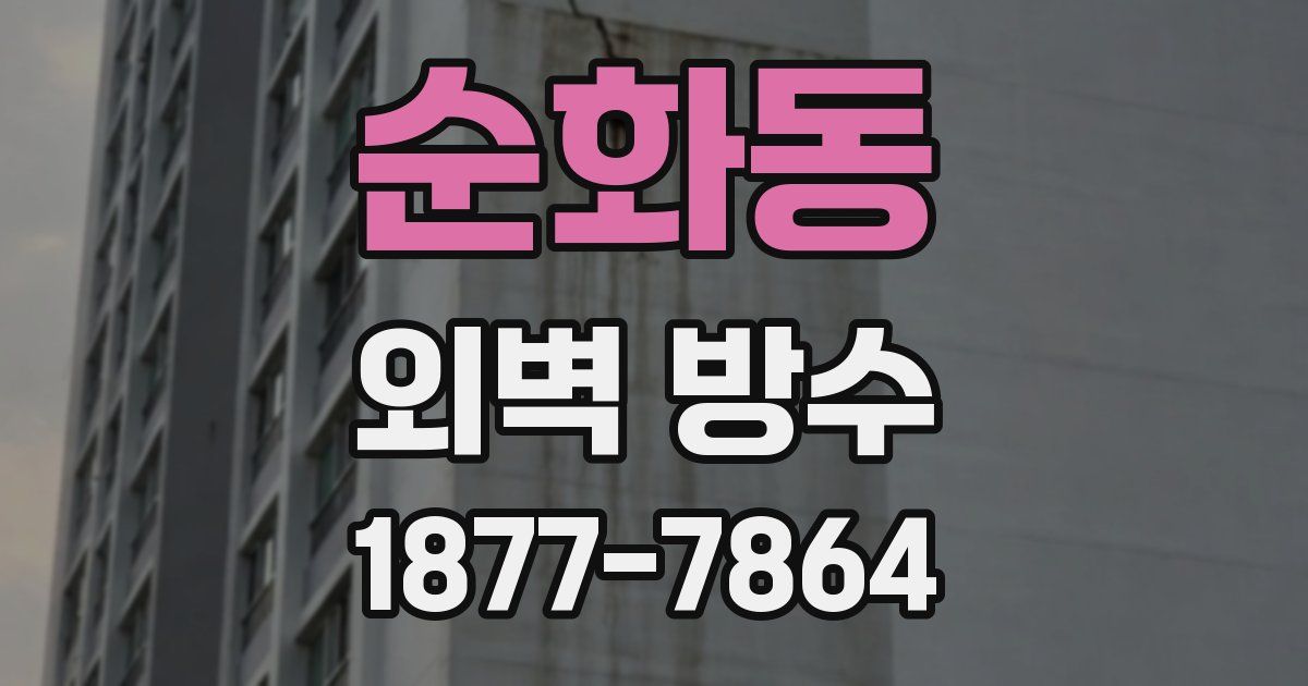 순화동 외벽 방수
