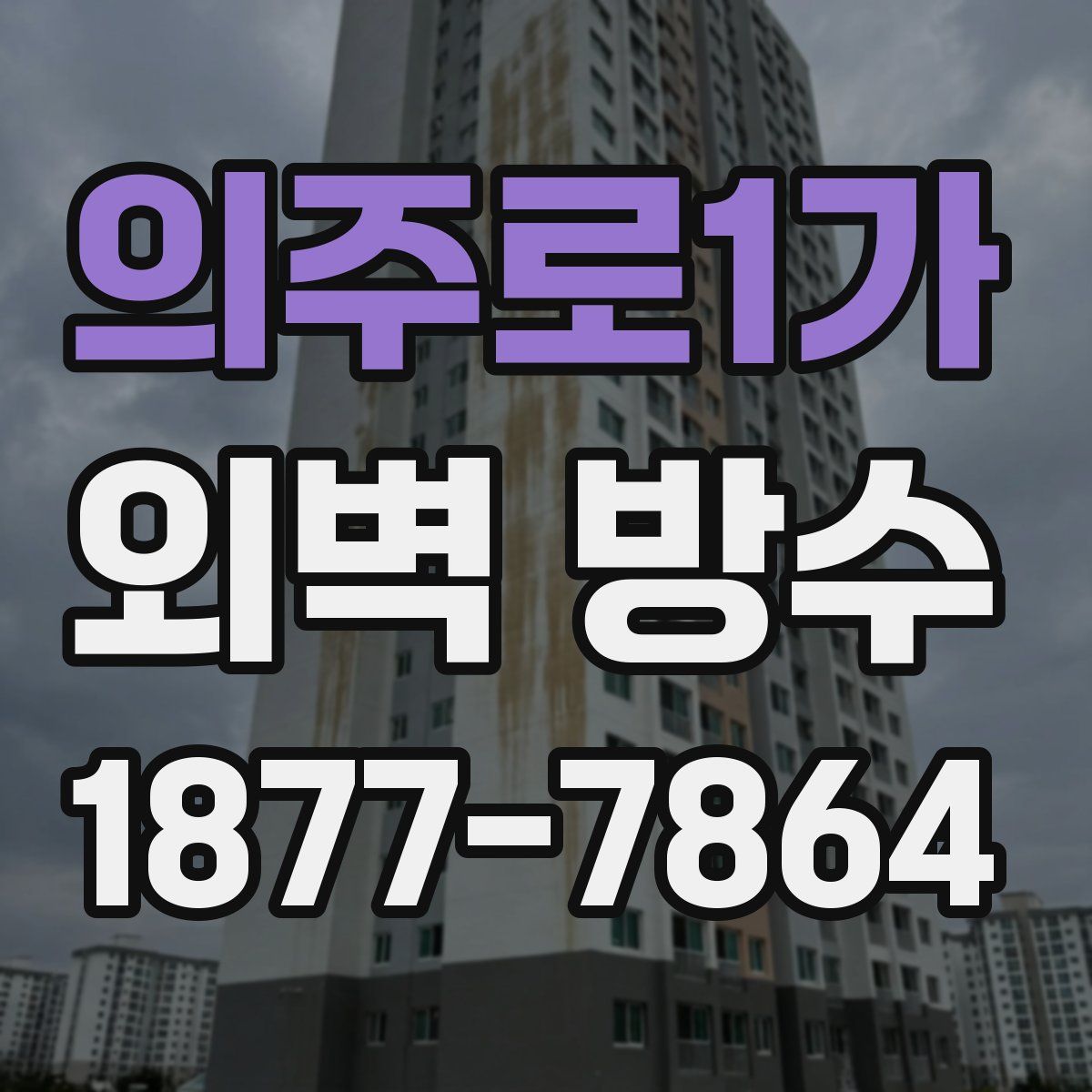 의주로1가 외벽 방수