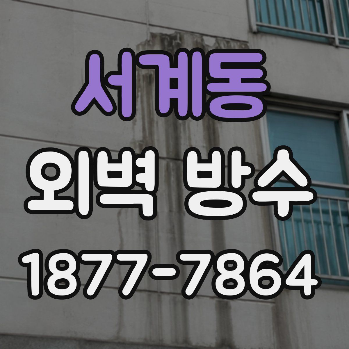 서계동 외벽 방수