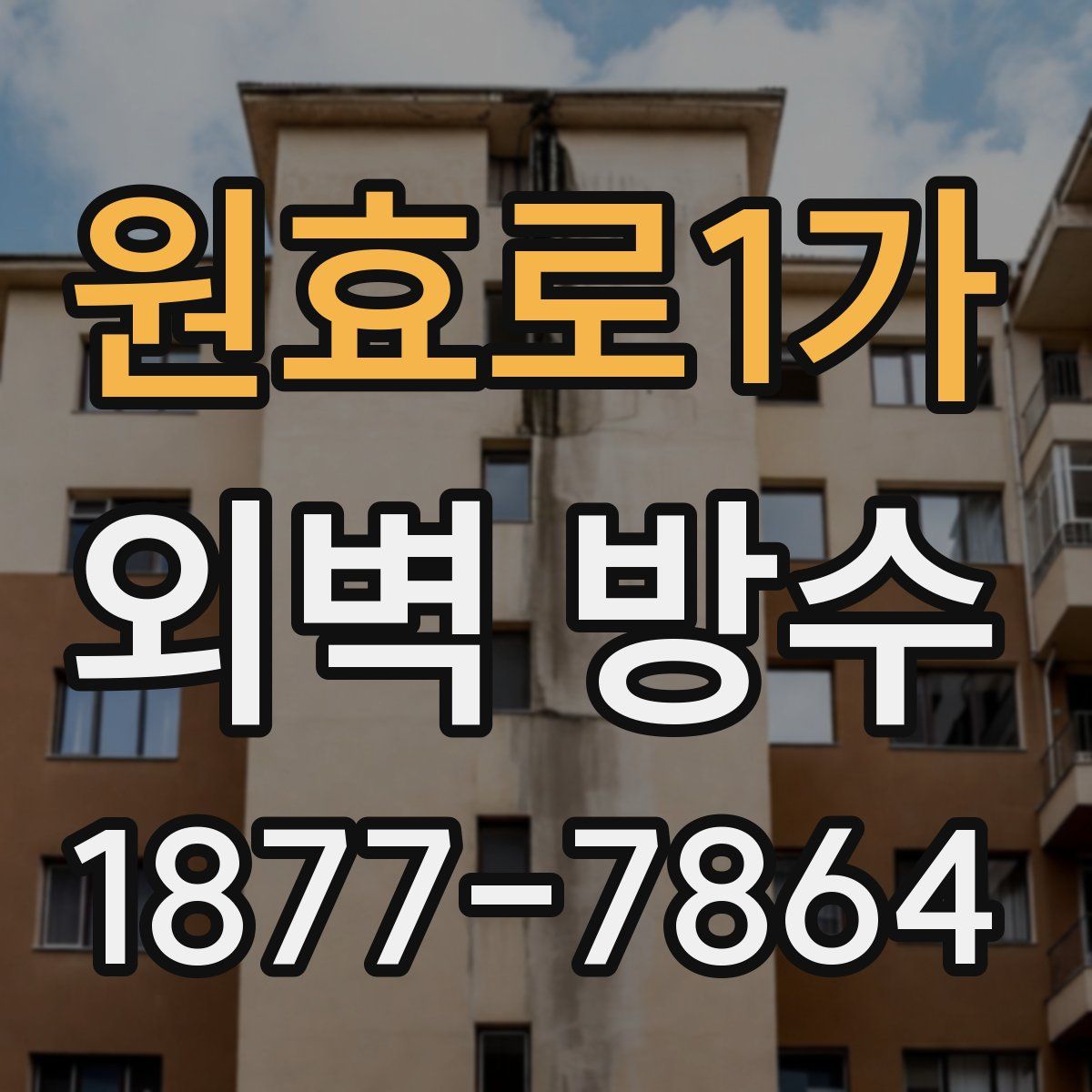 원효로1가 외벽 방수