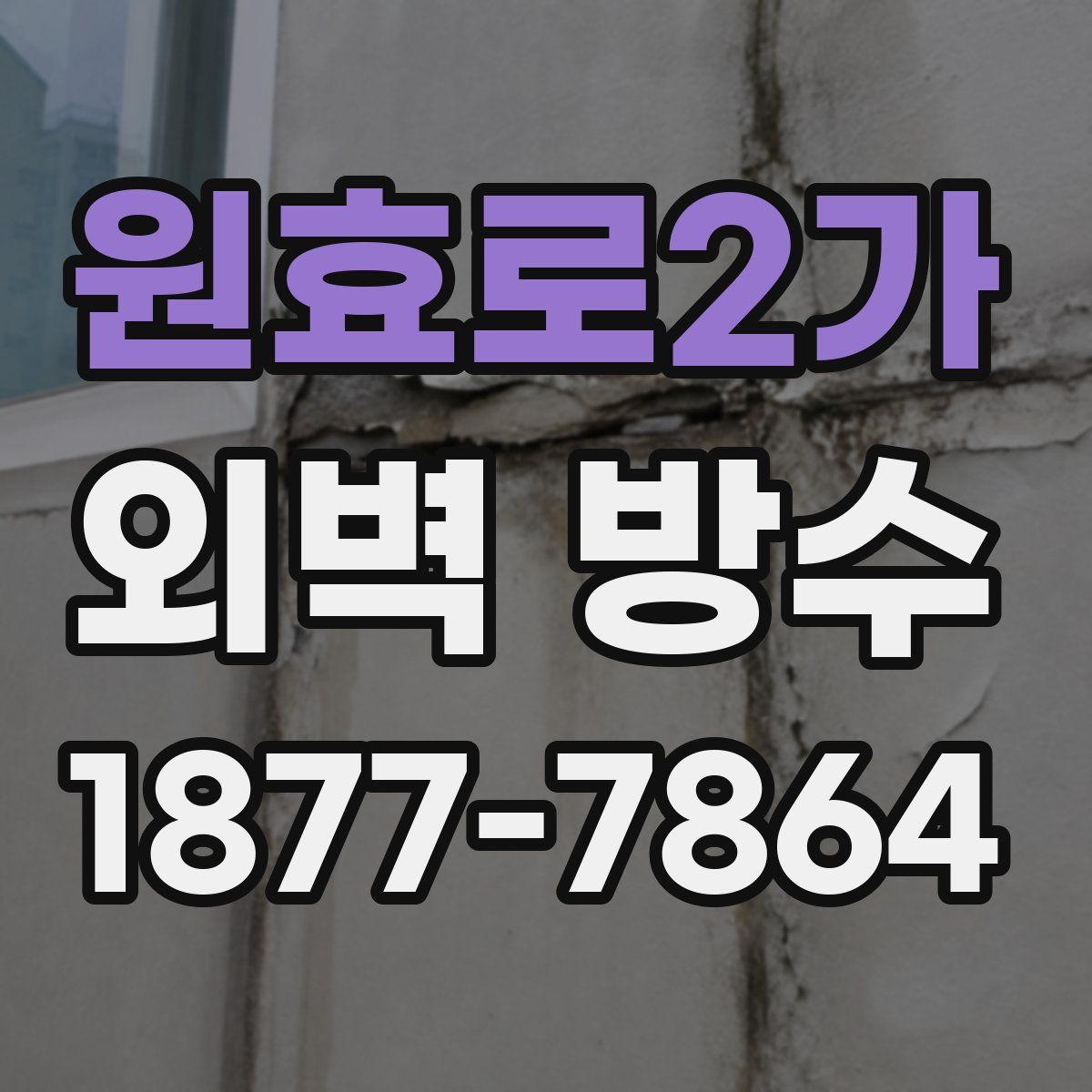 원효로2가 외벽 방수