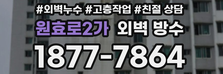 원효로2가 외벽 방수