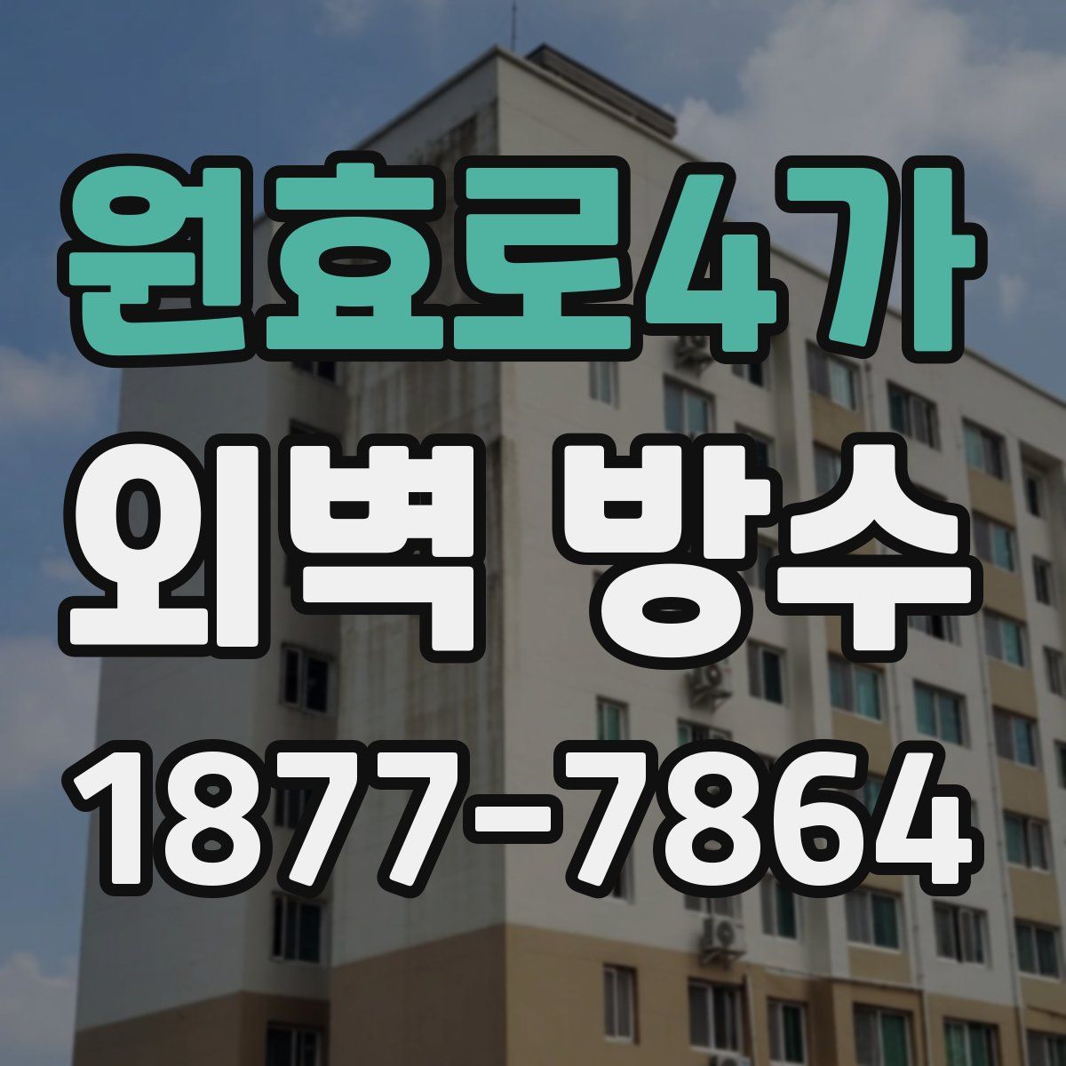 원효로4가 외벽 방수
