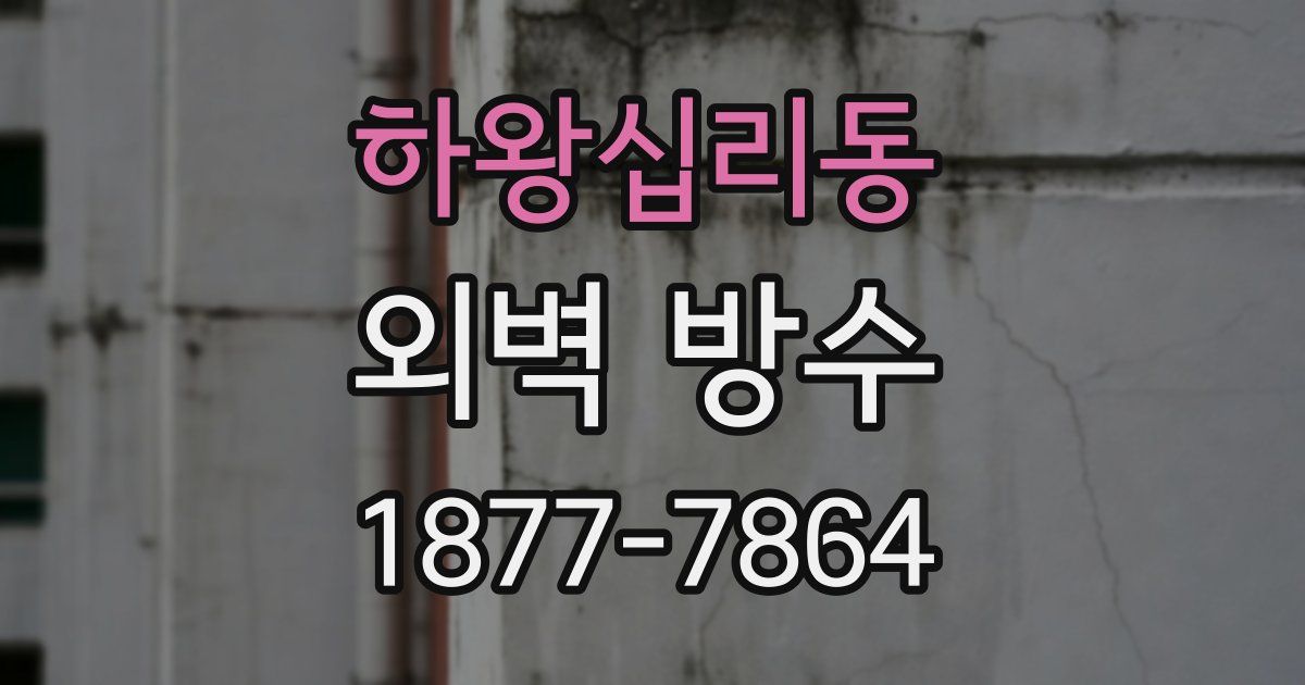 하왕십리동 외벽 방수