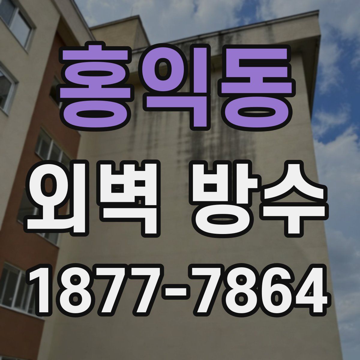 홍익동 외벽 방수