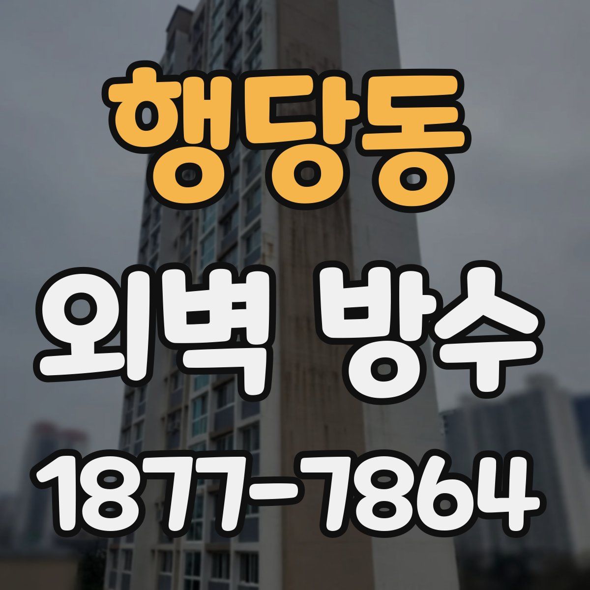 행당동 외벽 방수
