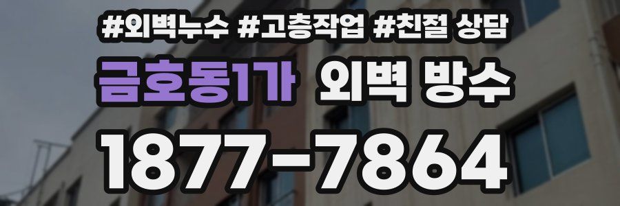 금호동1가 외벽 방수