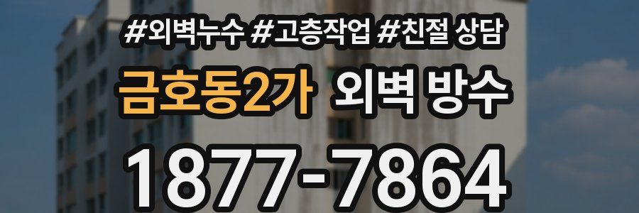 금호동2가 외벽 방수