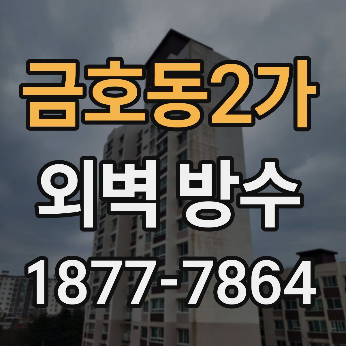 금호동2가 외벽 방수