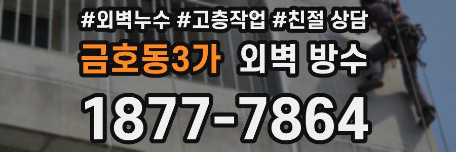 금호동3가 외벽 방수