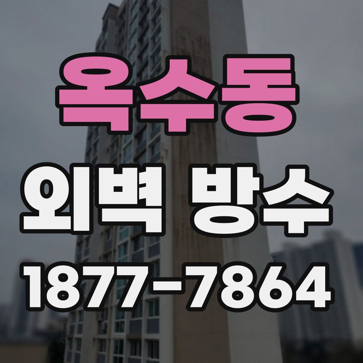 옥수동 외벽 방수
