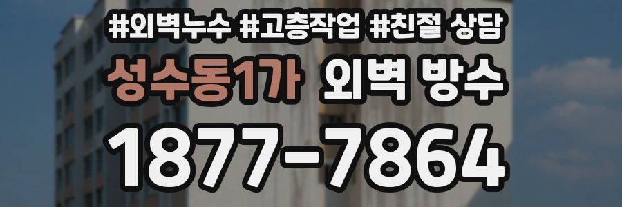 성수동1가 외벽 방수