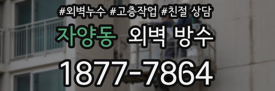 자양동 외벽 방수