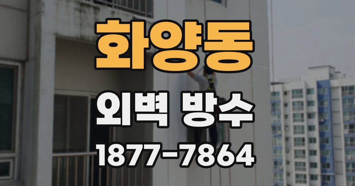 화양동 외벽 방수