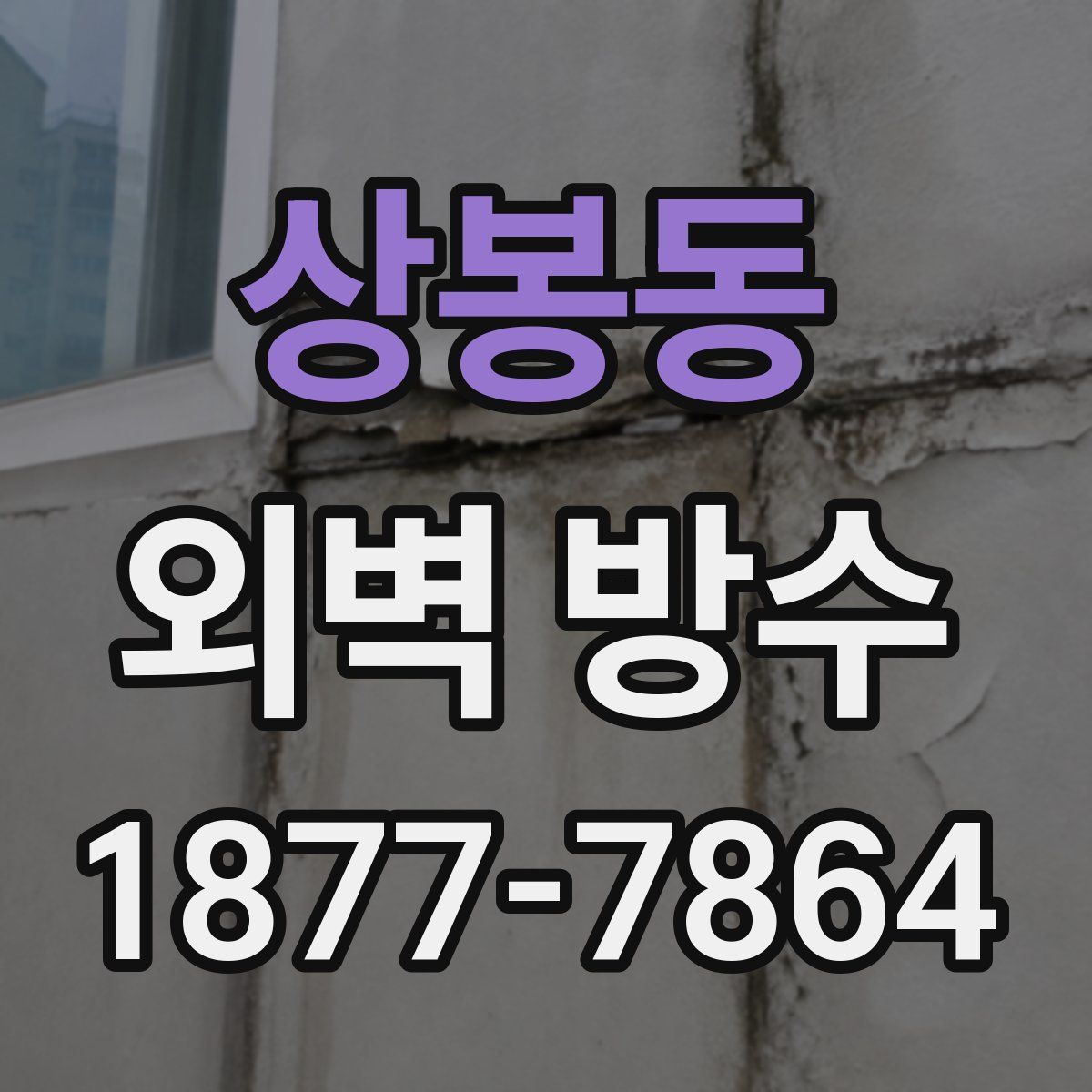 상봉동 외벽 방수