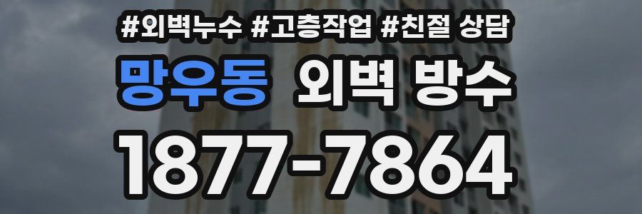 망우동 외벽 방수