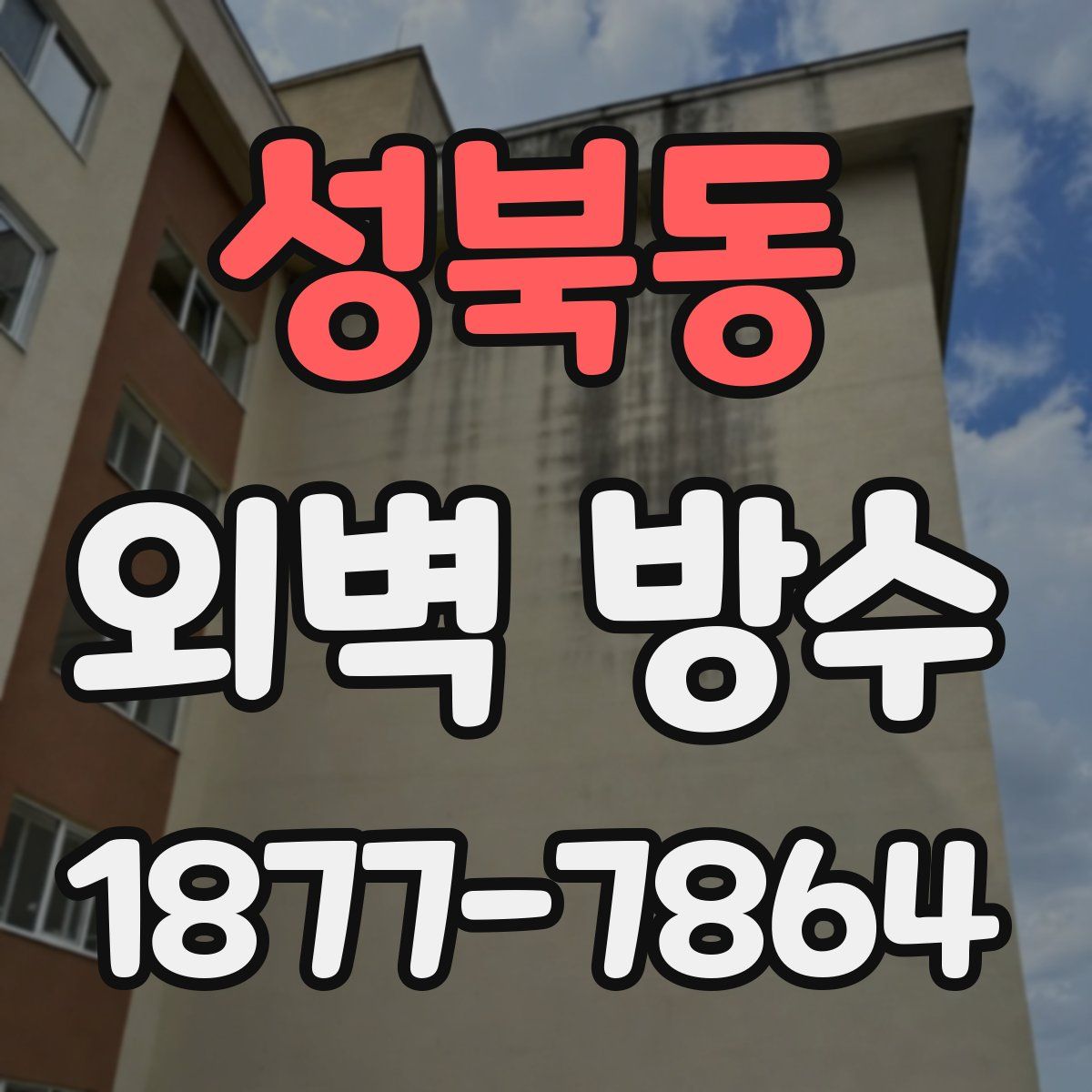 성북동 외벽 방수