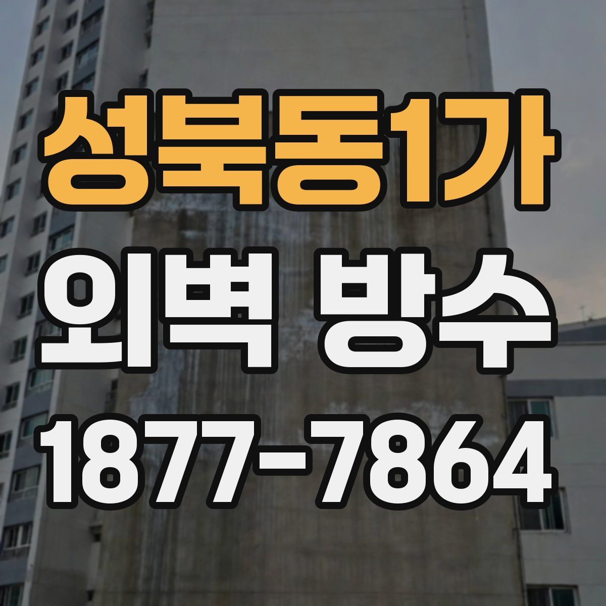성북동1가 외벽 방수